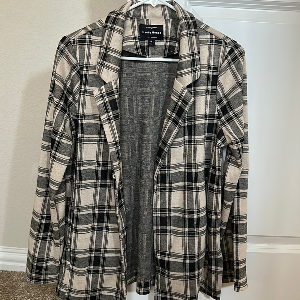 checkered jacket